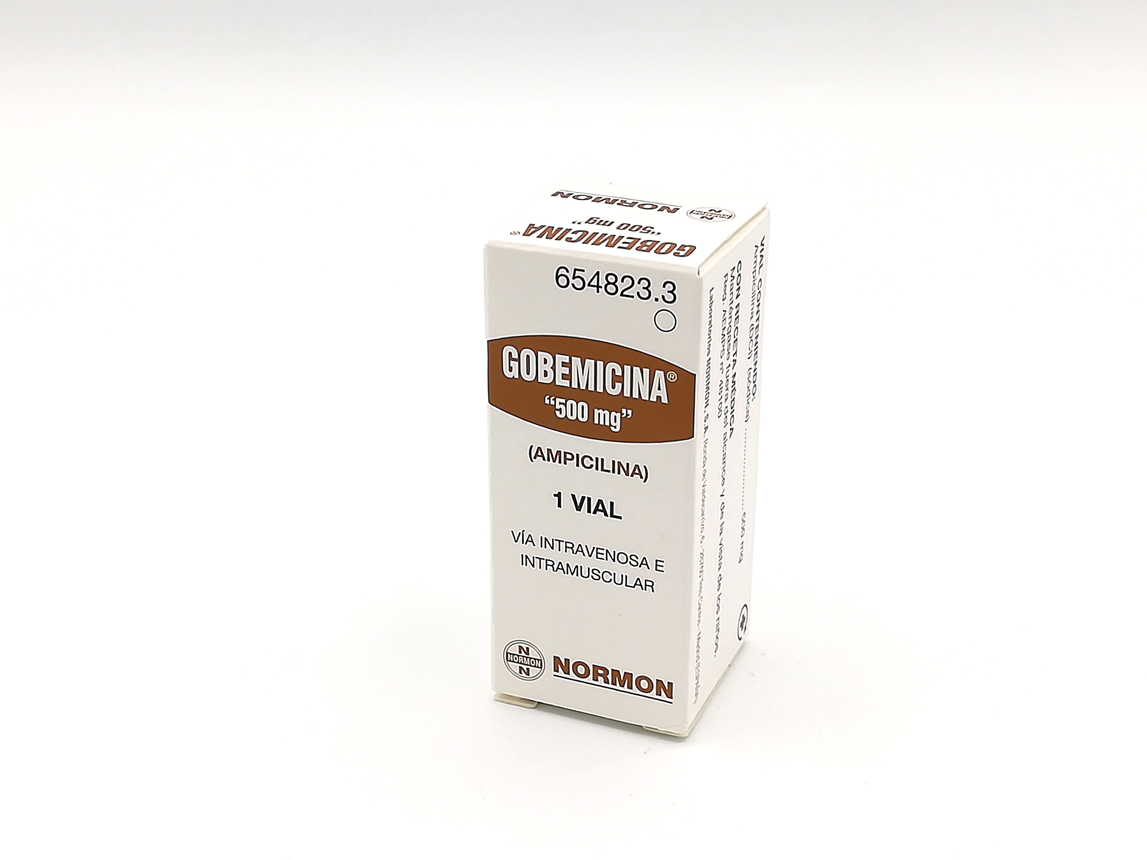 GOBEMICINA 500 mg 1 VIAL POLVO PARA SOLUCION INYECTABLE - Farmacéuticos