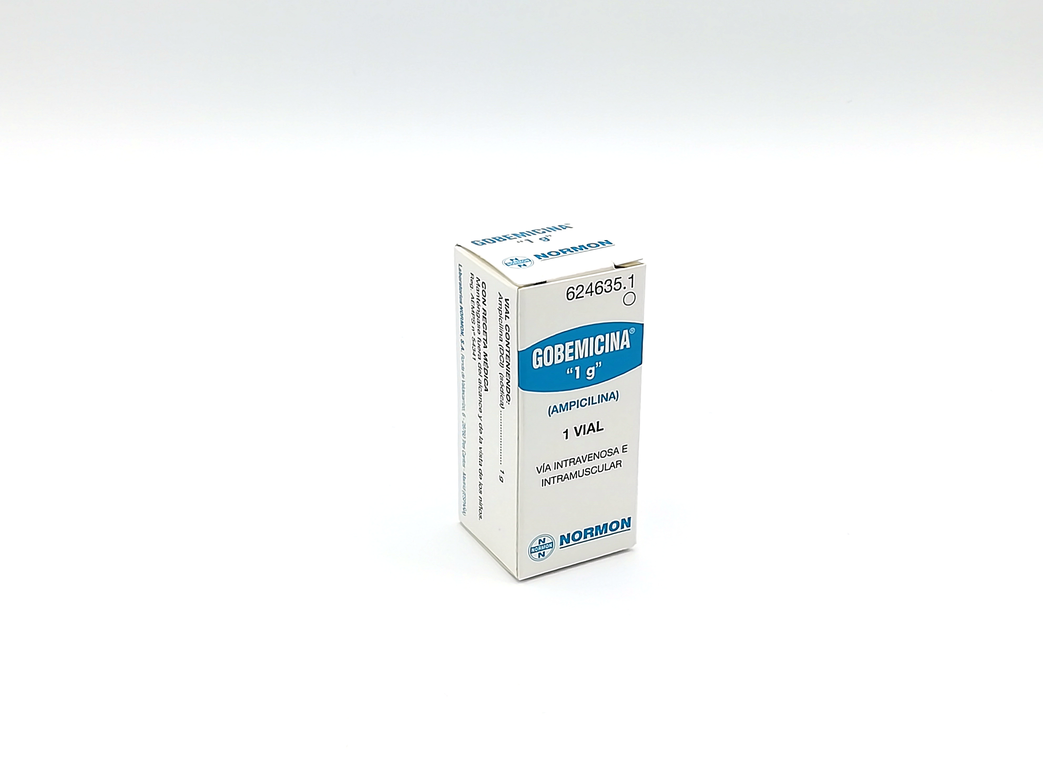 GOBEMICINA 1 g 1 VIAL POLVO PARA SOLUCION INYECTABLE - Farmacéuticos
