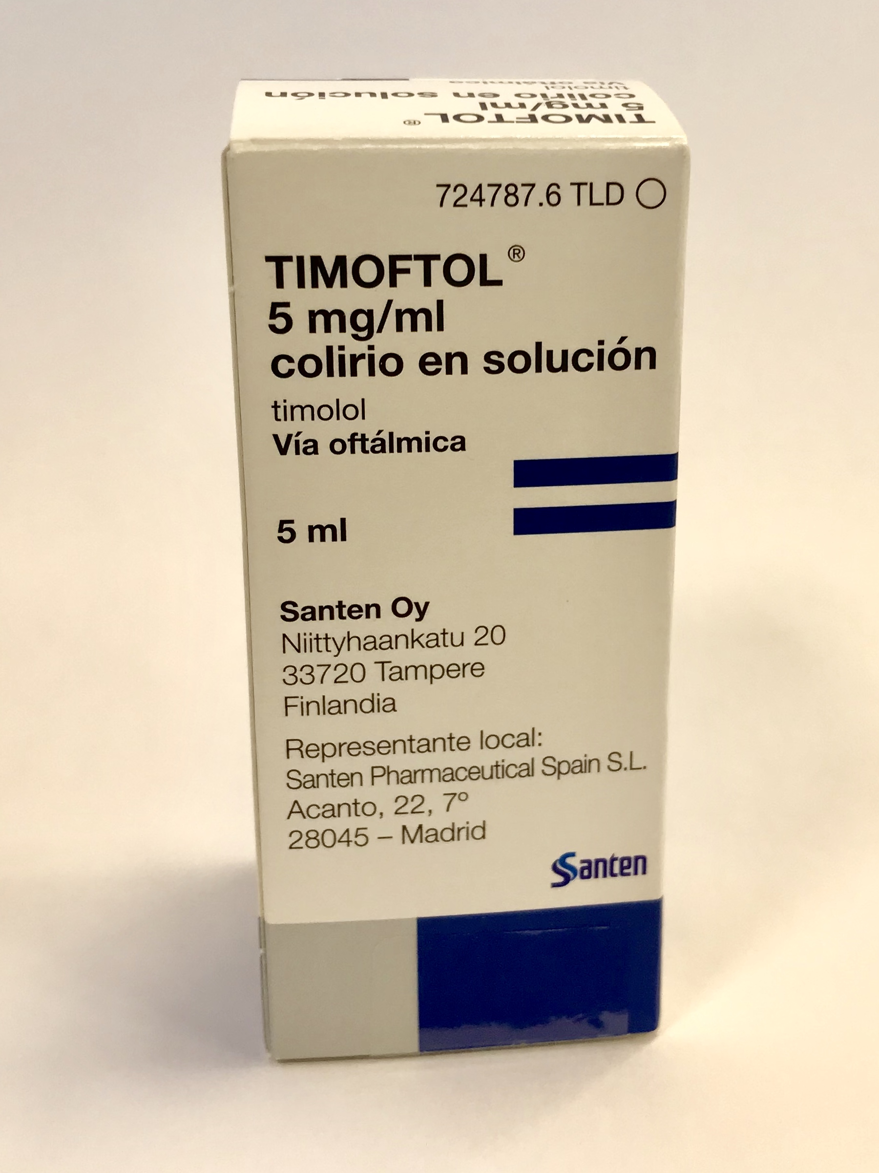 TIMOFTOL 5 mg/ml COLIRIO EN SOLUCION 1 FRASCO 3 ml