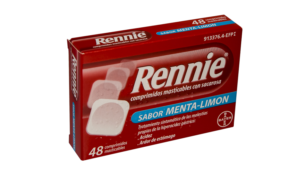 RENNIE 680 mg/80 mg 84 COMPRIMIDOS MASTICABLES CON SACAROSA