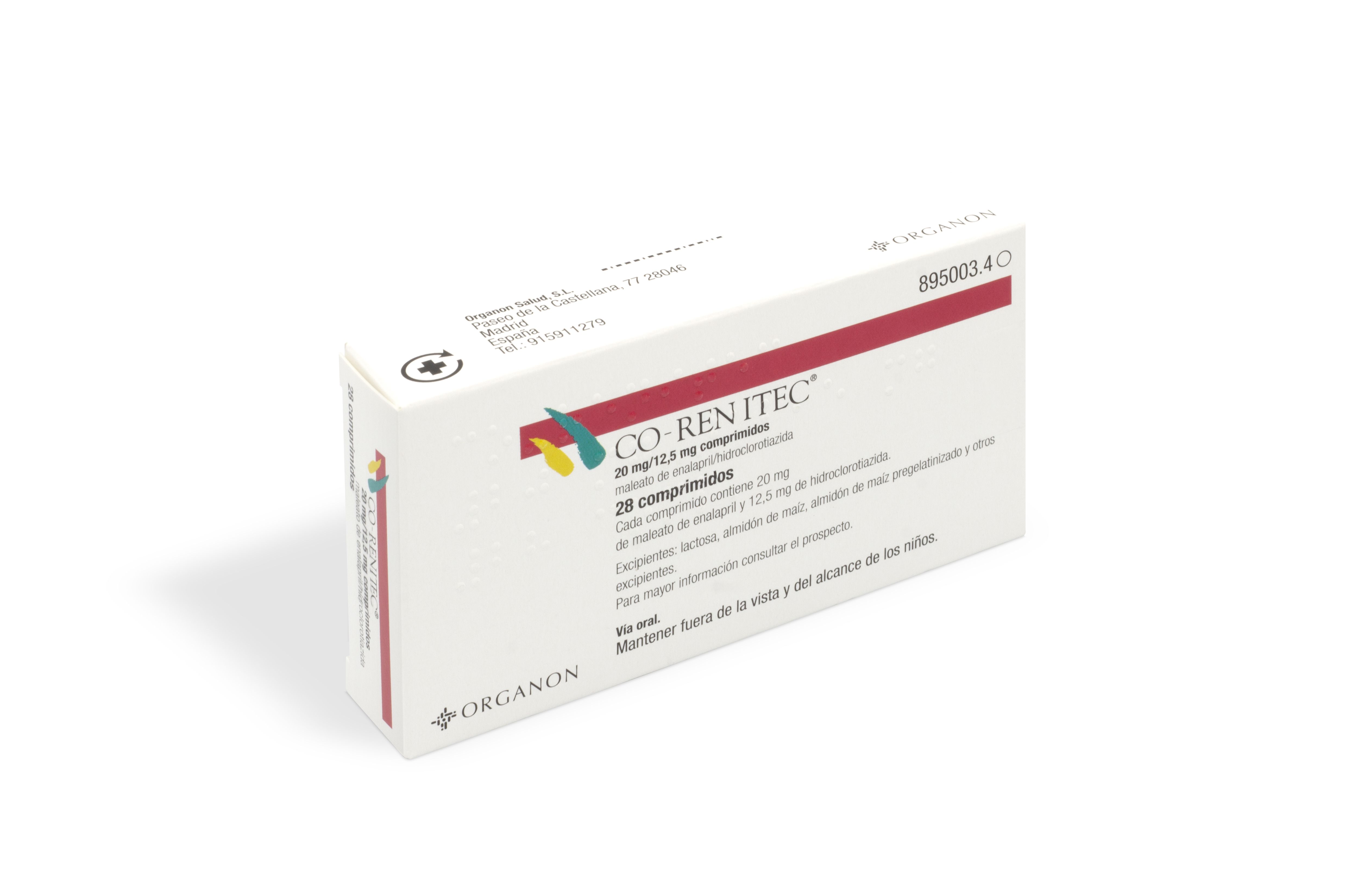 CO-RENITEC 20 mg/12,5 mg 28 COMPRIMIDOS