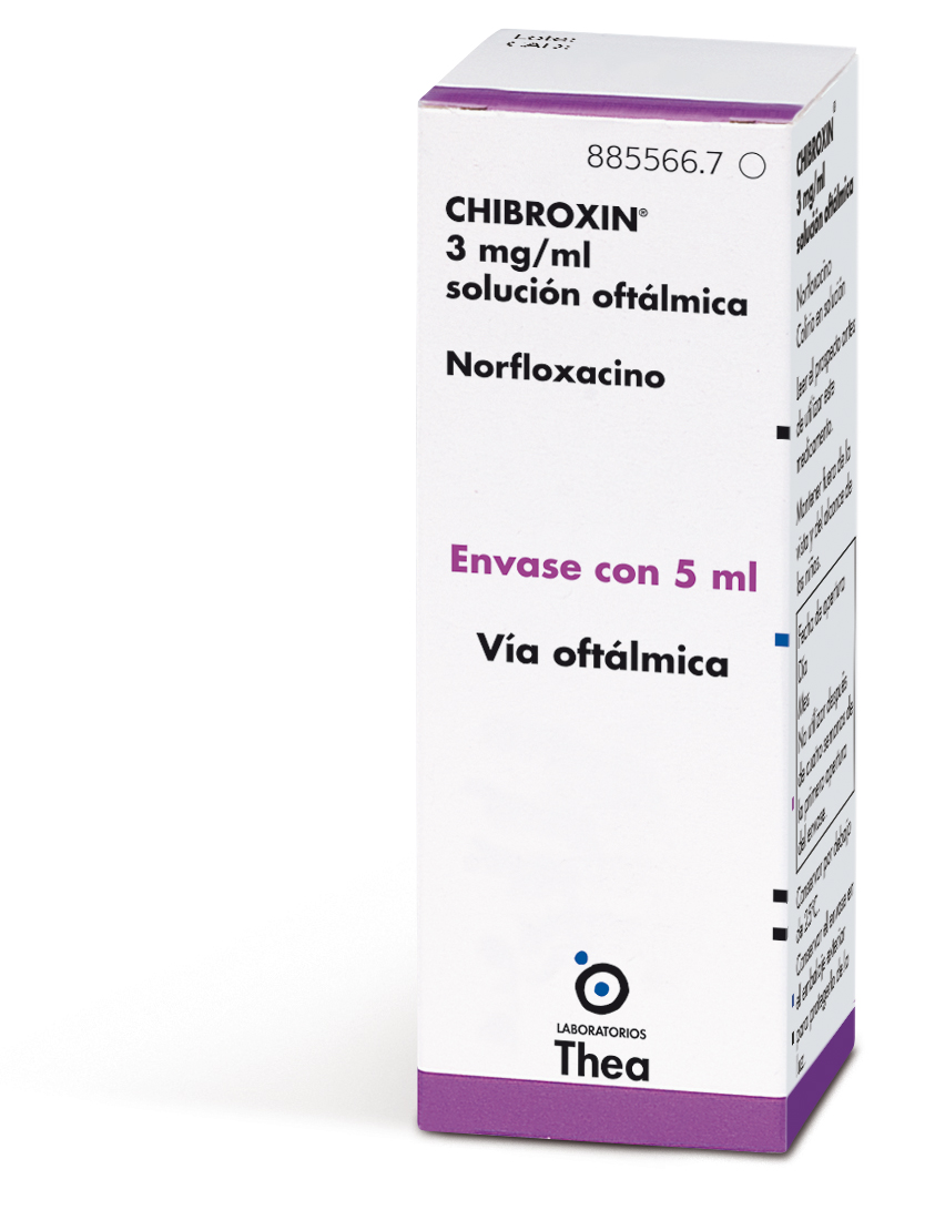 CHIBROXIN 3 mg/ml COLIRIO EN SOLUCION 1 FRASCO 5 ml