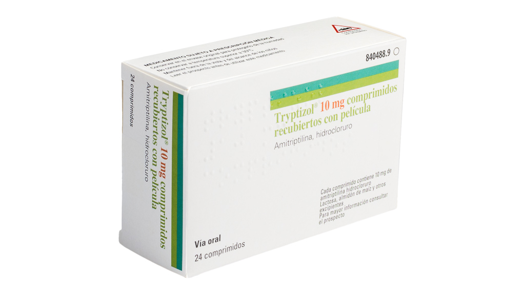 TRYPTIZOL 10 mg 24 COMPRIMIDOS RECUBIERTOS