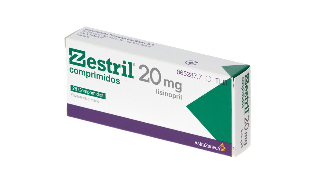 ZESTRIL 20 mg 28 COMPRIMIDOS