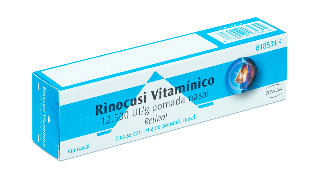 RINOCUSI VITAMINICO 12.500 UI/g POMADA NASAL 1 TUBO 10 g