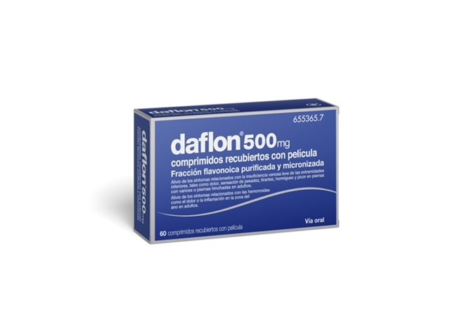 DAFLON 500 mg 30 COMPRIMIDOS RECUBIERTOS