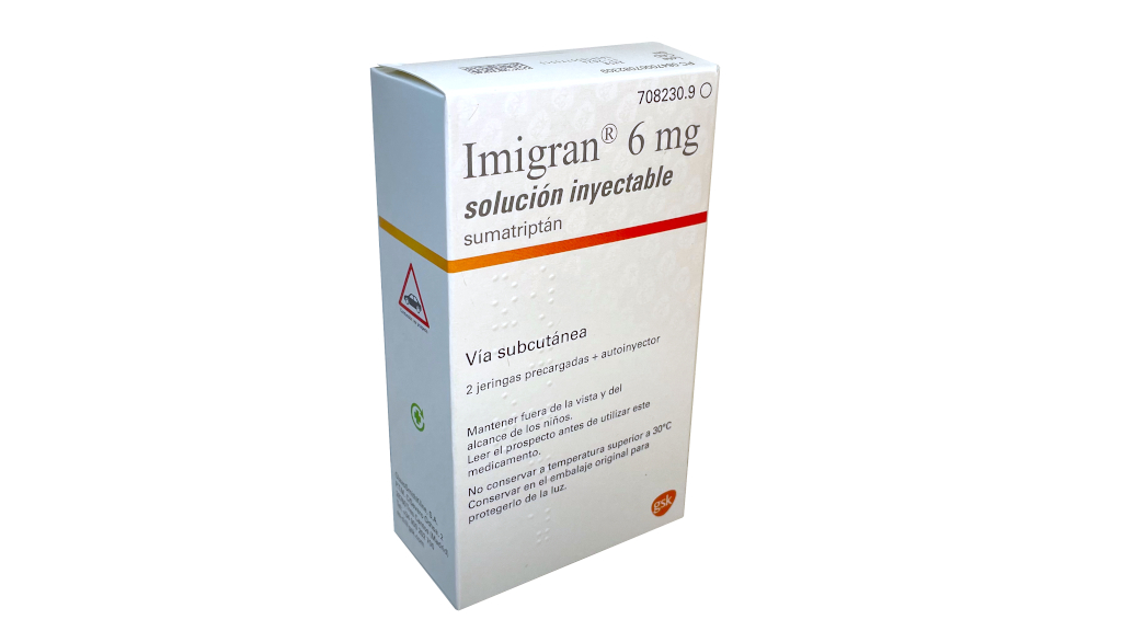 IMIGRAN 6 mg 2 JERINGAS PRECARGADAS SOLUCION INYECTABLE 0,5 ml